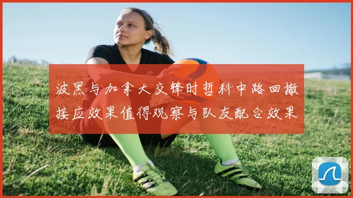 波黑与加拿大交锋时哲科中路回撤接应效果值得观察与队友配合效果